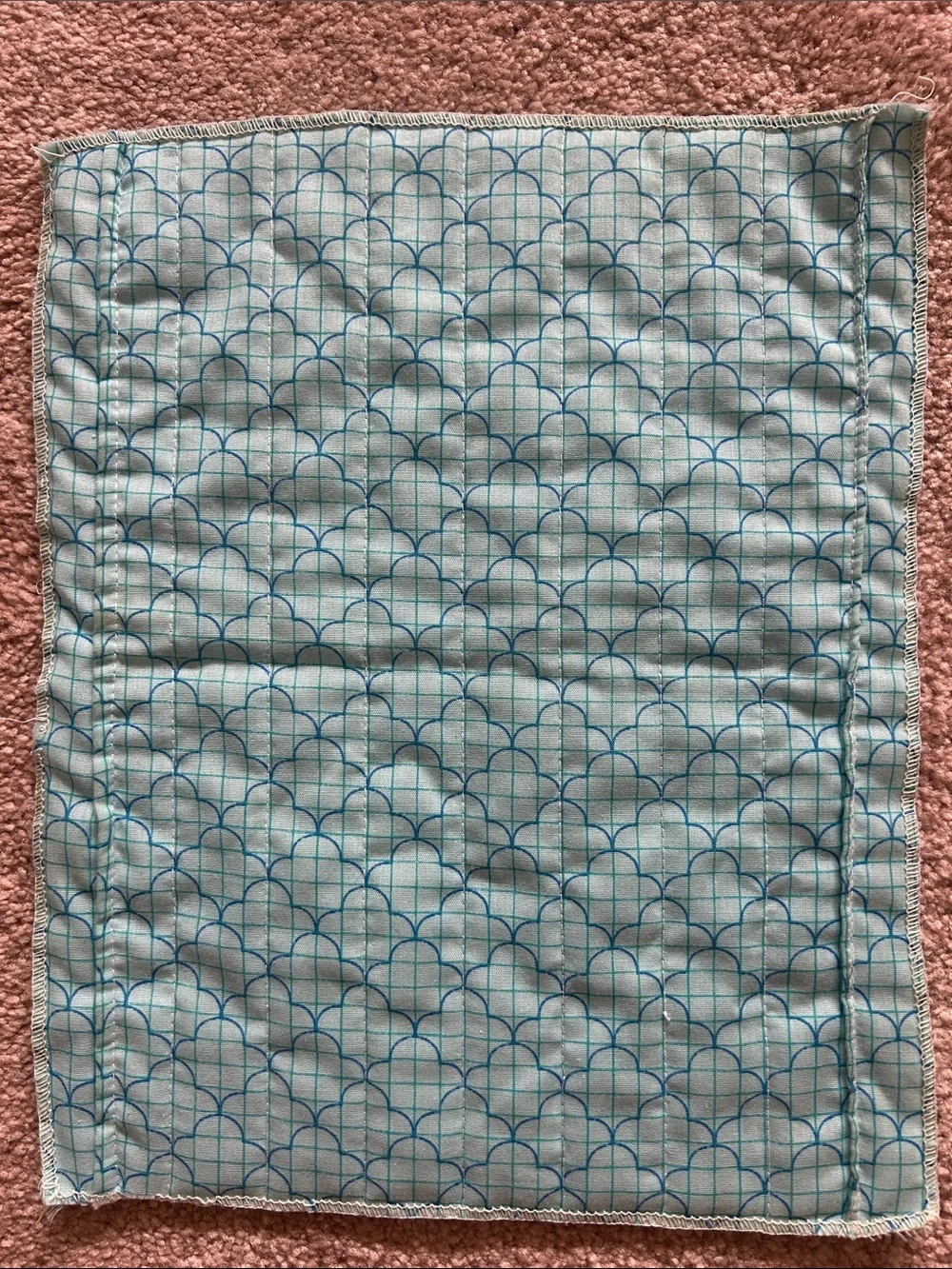 Vintage 1979 Marx Sindy Doll Bed Bedding Set Blue Pillow Blanket